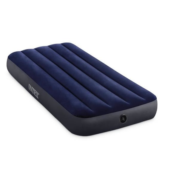 Intex - Puhallettava patja, retkeily, 137x191 x 25 cm Downy Classic 2 paikkaa