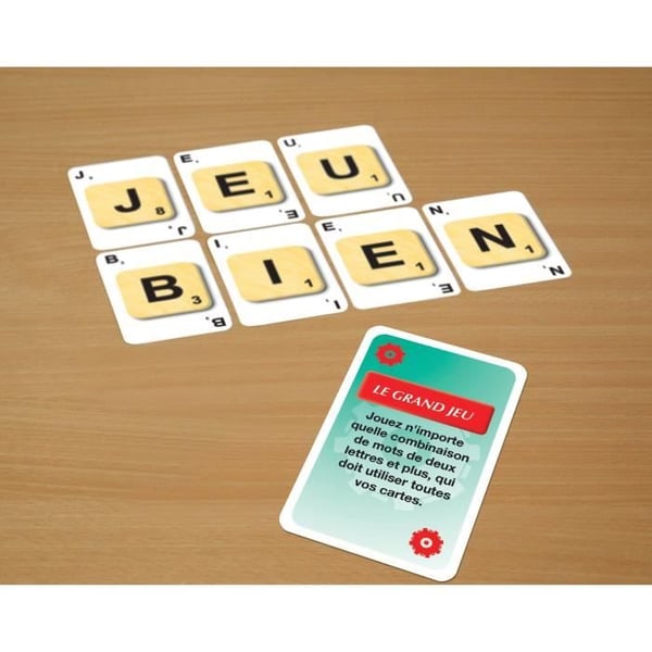 Scrabble-kortit - 3 peli� yhdess� - MEGABLEU