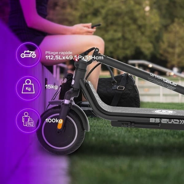 S�hk�potkulauta - URBANGLIDE - 85 Evo - 300 W - 8,5 renkaat - Maks. 25 km/h - Toimintas�de jopa 20 km