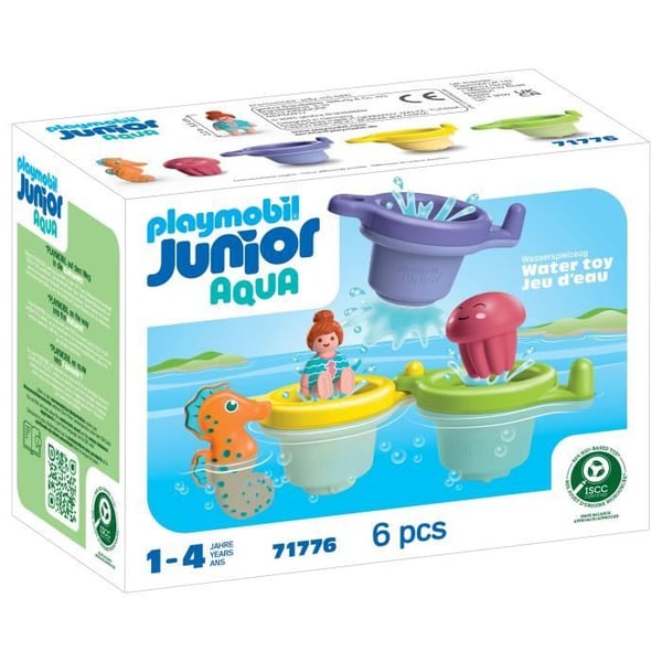 Playmobil 71776 Flydende kopper og dyr trio, Playmobil Junior Aqua & Tinti, 6 dele, Fra 12 m�neder