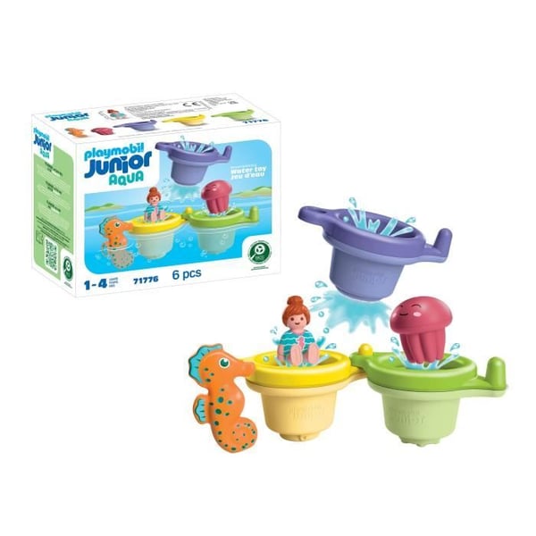 Playmobil 71776 Flydende kopper og dyr trio, Playmobil Junior Aqua & Tinti, 6 dele, Fra 12 m�neder