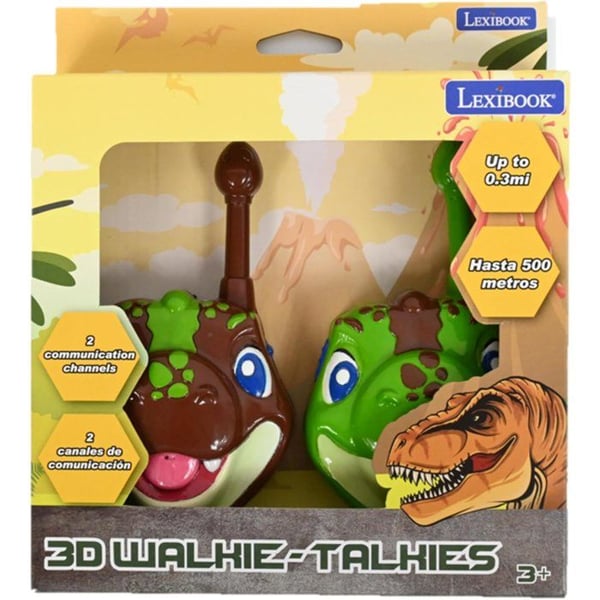 500 m 3D Dinosaur Walkie Talkies
