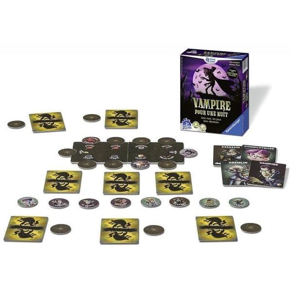 Roolipeli - RAVENSBURGER - Vampyyri yhdeksi y�ksi - 10-vuotias - 30 min - Musta