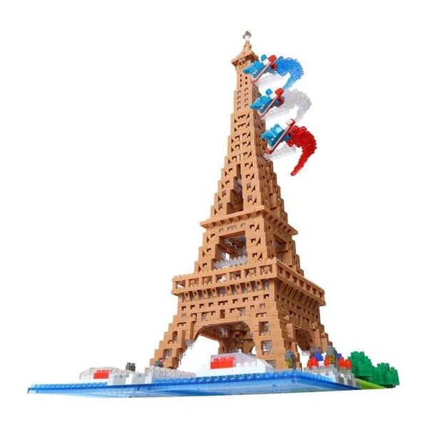 Nanoblock - Bandai - NB057 - Eiffelt�rnet - 500 brikker - G�r-det-selv - Fra 8 �r