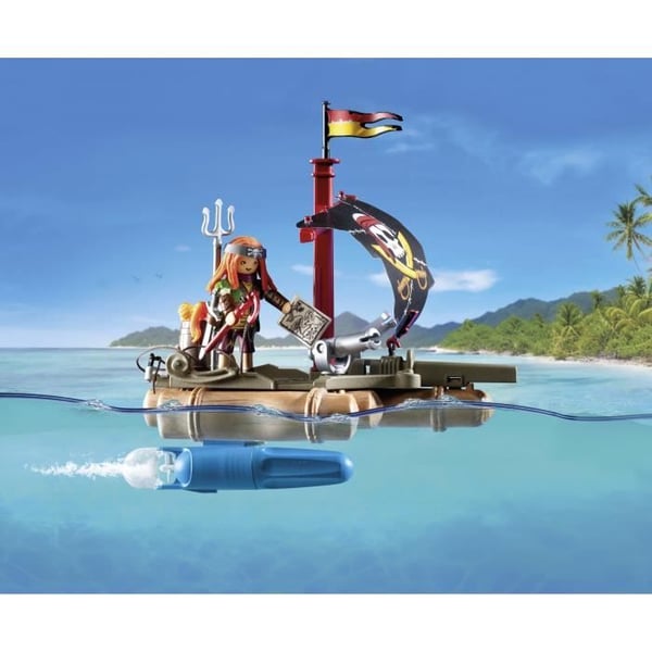 PLAYMOBIL 71794 Merirosvo kelluvalla lautalla ja aarteella