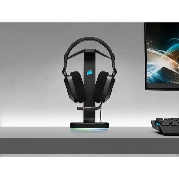 Corsair-kyp�r�n pelipalkkio HS80 RGB USB-Carbon (CA-9011237-EU)