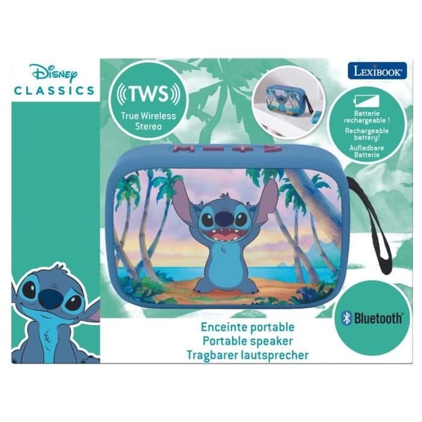 Stitch Kannettava Bluetooth-kaiutin kangasviimeistelyll�