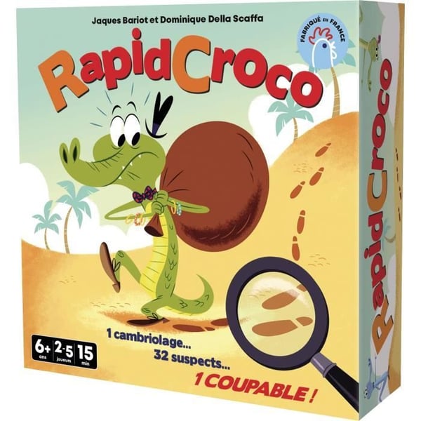 RapidCroco - Asmodee - Tutkintapeli - 32 Suspect 1 Guilty