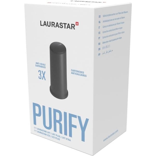 LAURASTAR 3 pakker anti-kalkpatroner til Laurastar Lift