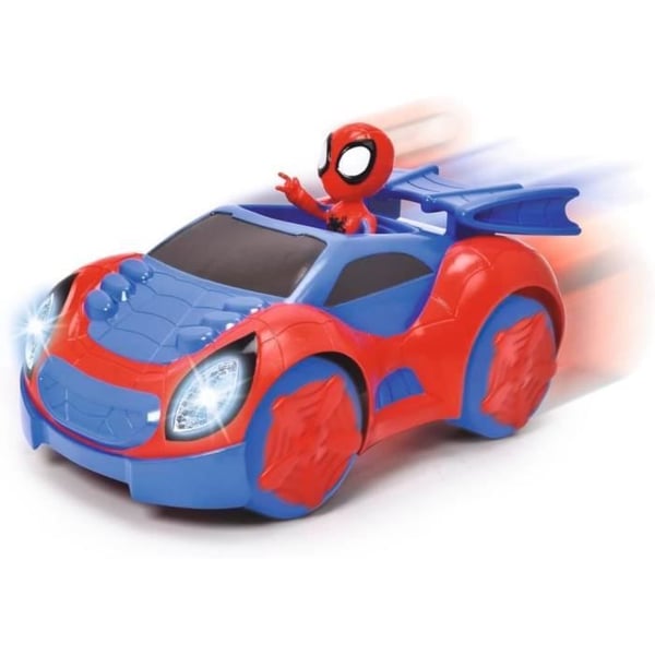 Spidey - Radio-ohjattu auto - 17cm - Mukana Spidey-figuuri