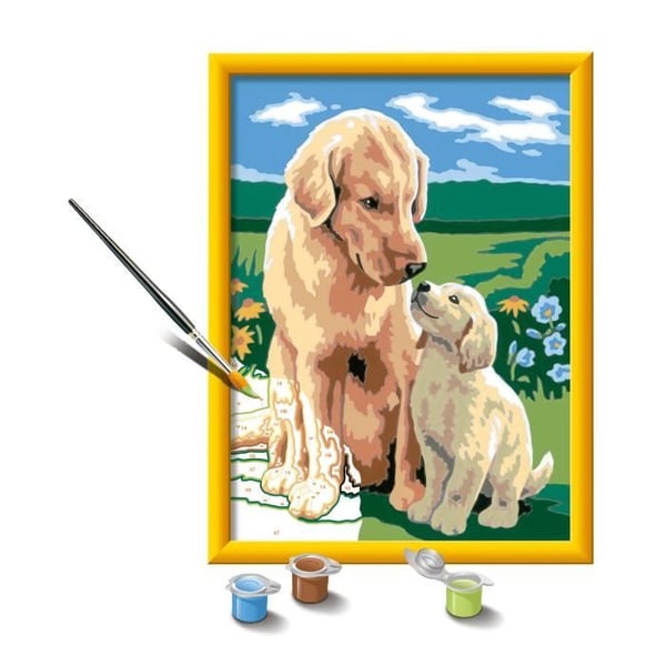 CreArt Kids 18x24cm �idin rakkaus, Paint by Numbers Kit, Art Number, 7+, 25827, Ravensburger