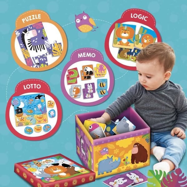 Super Box - CAROTINA BABY - Pædagogiske spil, Kæmpeformat