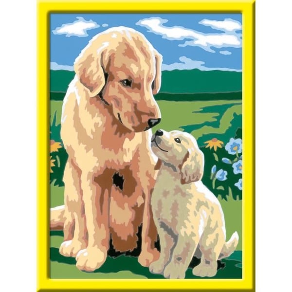 CreArt Kids 18x24cm �idin rakkaus, Paint by Numbers Kit, Art Number, 7+, 25827, Ravensburger