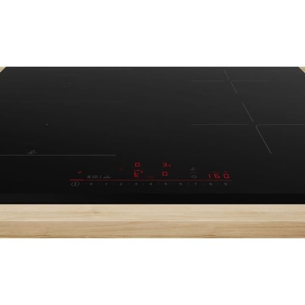 60 cm induktioliesi - BOSCH SER6 - PVS63KHC1E Musta - 4 poltinta - Home Connect - L592xD522 mm