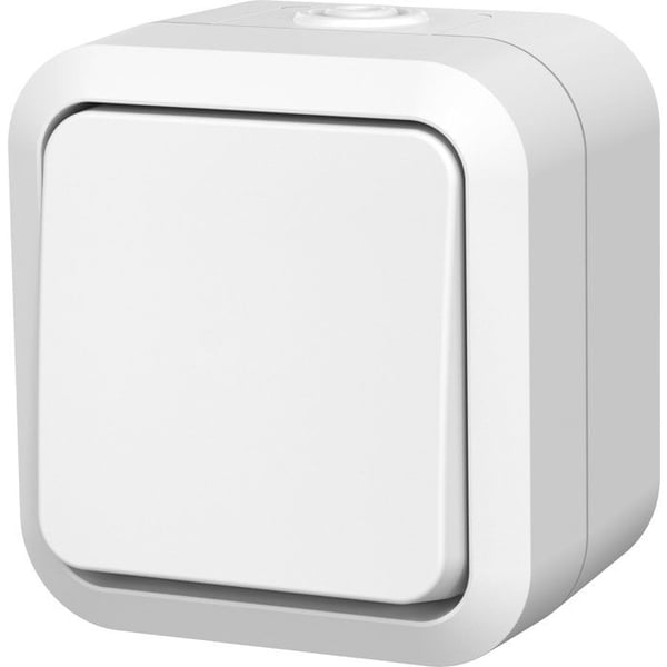 Vedenkest�v� painike - QUARX - Aqua Pro - IP55 - 250V - 10AX - Pikaliit�nt� - Valkoinen