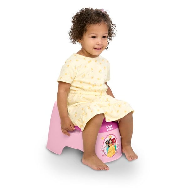 DISNEY BABY - PRINSESSAT - Ergonominen harjoituspotta, roiskesuoja, irrotettava kulho