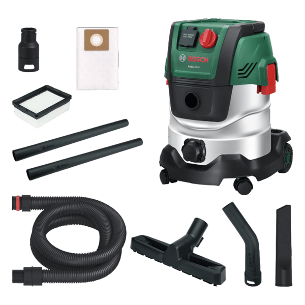 BOSCH Yleisk�ytt�inen p�lynimuri - PAS 20-220PRS - 1300 W - 65 l/s - 20 litran s�ili� - 220 mbar