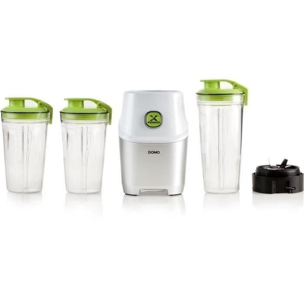 Xpower Blender - DOMO - DO700BL - 1000 W - 3 pulloa - 10 kpl - Harmaa