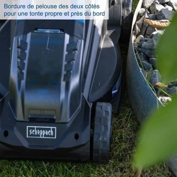Akkuruohonleikkuri BC-MP320-X + akkusarja 1x4Ah 1x2.4Ah - SCHEPPACH
