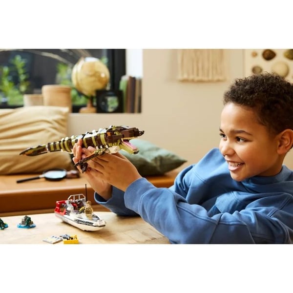 LEGO 76974 Mosasaurus-teht�v�vene -rakennuslelu - 858 palaa