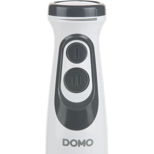Blenders�t - DOMO - DO1089M - 600 W - Variabel hastighed + Turbo - Stavblender, piskeris, hakker, gradueret glas - Hvid