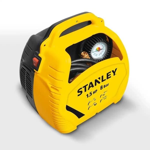 STANLEY Ilmakompressori ilman s�ili�t� + AIR KIT t�ytt�pakkaus - 1,5 CV