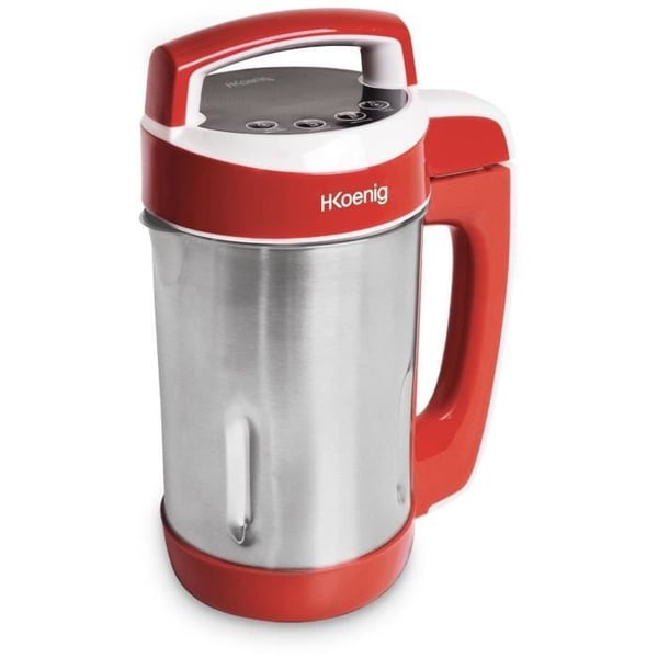 Opvarmet blender - H.Koenig - MXC18 - 850 W - 1,1 L - Rustfrit stål - 2 tilberedningsprogrammer