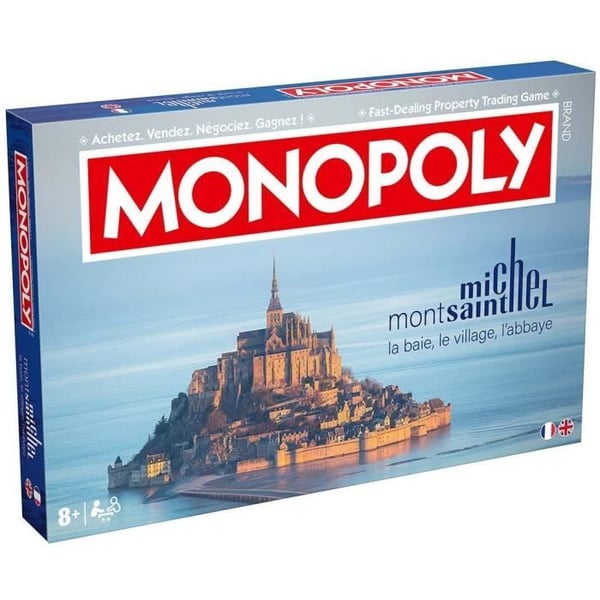 MONOPOLY Mont Saint Michel - Br�tspil - VINDENDE TR�K