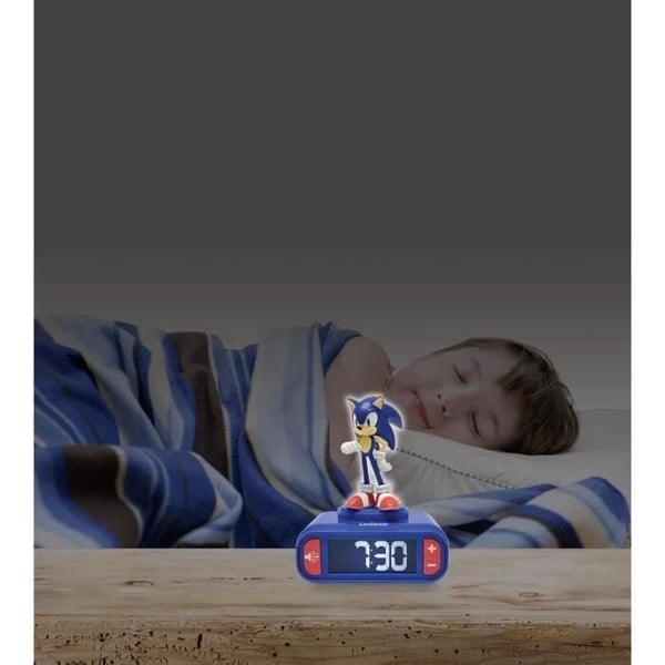 Digitaalinen her�tyskello Sonic-y�valolla ja ��nitehosteilla