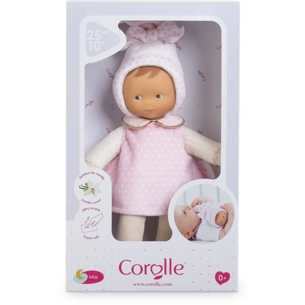 Doudou - COROLLE - Miss Reves d'Étoiles - 25 cm - vaniljdoft - från födseln