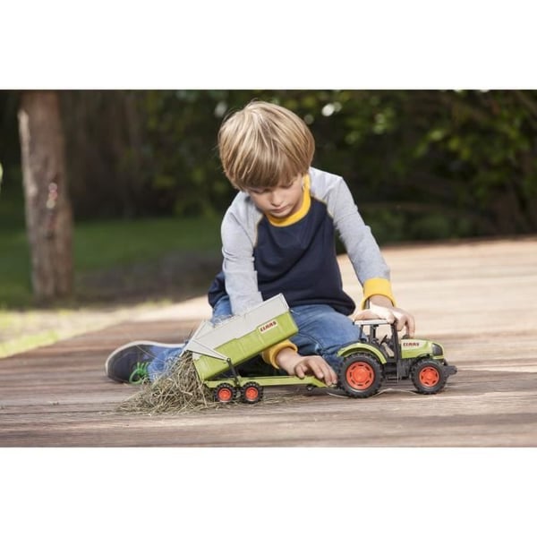 DICKIE - Traktor med trailer CLAAS 57cm