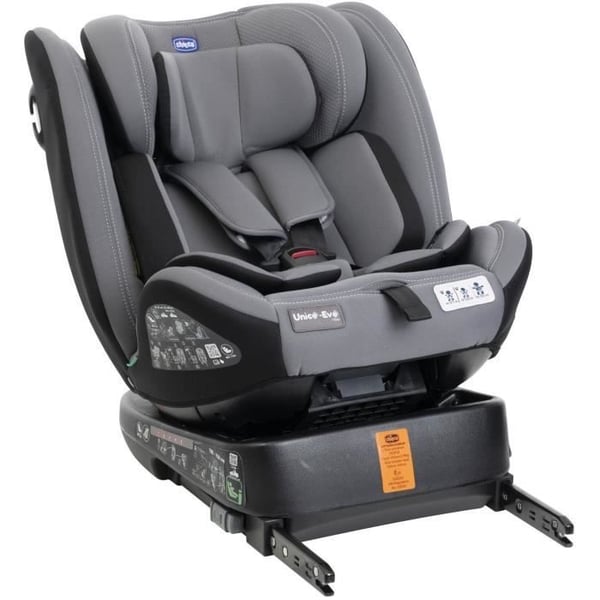 Autostol - CHICCO - UNICO EVO - Gruppe 0/1/2/3 - I-Size - Liggel�nder - Reducer - Gr� Sort