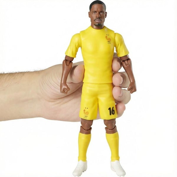 Leddelt figur - Fransk landshold - MEGABLEU - Maignan nummer 16 - 20 cm