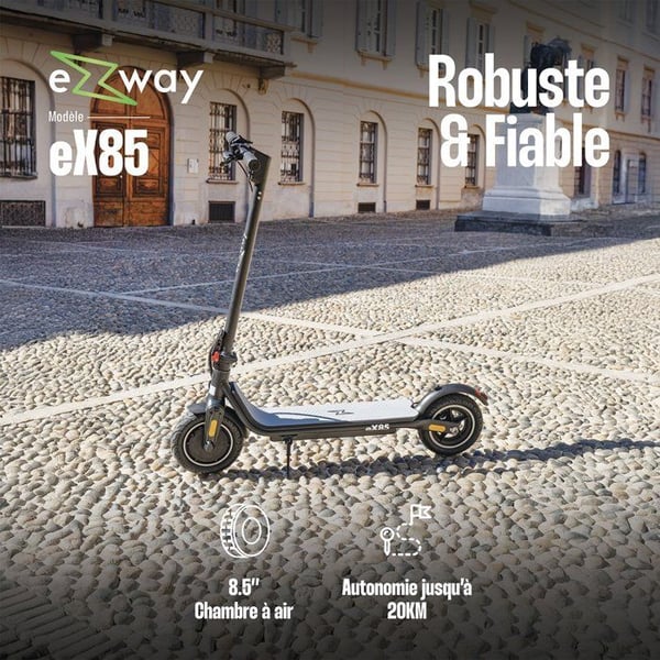 EZWAY s�hk�potkulauta - EX85 - 300 W - 8,5 py�r�� - 20 km toimintas�de
