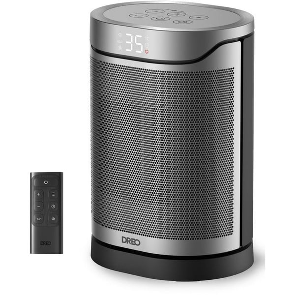 Ekstra varmelegeme - Hyperkeramisk - 1500 W - Dreo - Varmelegeme 318 - Søjle - Sort