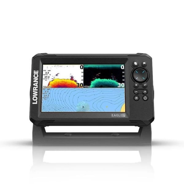 GPS-kalakaikuluotainyhdistelm� - LOWRANCE - Eagle 7 - SplitShot� HD -kaikuanturi - IPS-n�ytt� - IPX7
