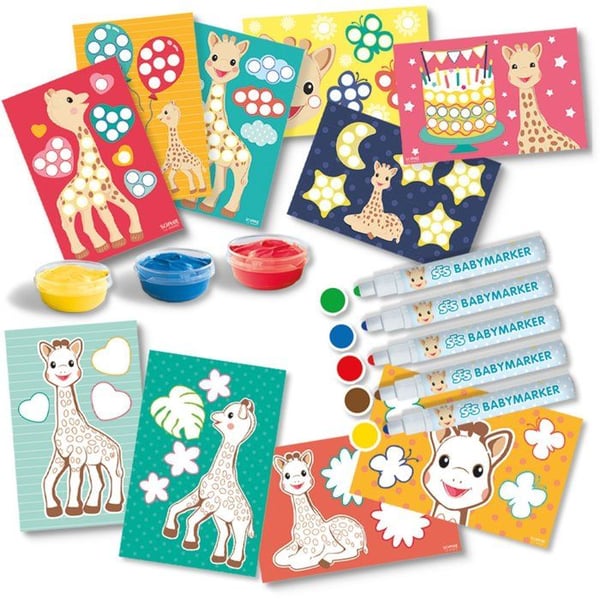 SES CREATIVE - Sophie the Giraffe - V�ritys ja maalaus