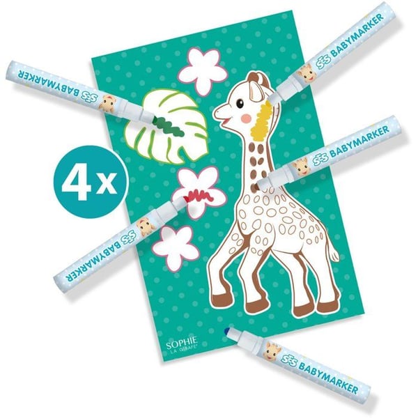SES CREATIVE - Sophie the Giraffe - V�ritys ja maalaus