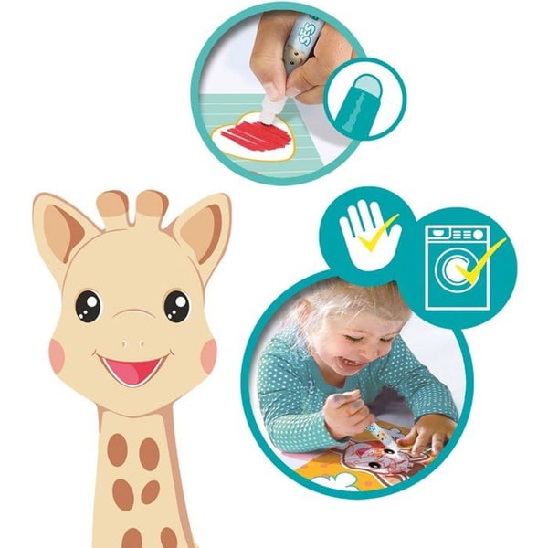 SES CREATIVE - Sophie the Giraffe - V�ritys ja maalaus