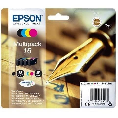 EPSON 16 Pen Cartridge - Sort og tri-farve - 14,7 ml