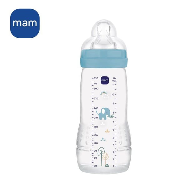 Tuttipullo - MAM BABY - Easy Active - +6 kk - 330 ml - X flow -tutti - Meri
