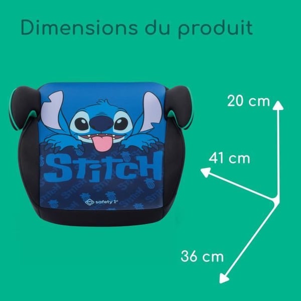 SAFETY 1st Disney� Star Plus i-Safe -turvaistuin, ryhm� 3, turvavy�ll� kiinnitett�v�, 6�10�12 vuotta (36 kg), klassinen tikki