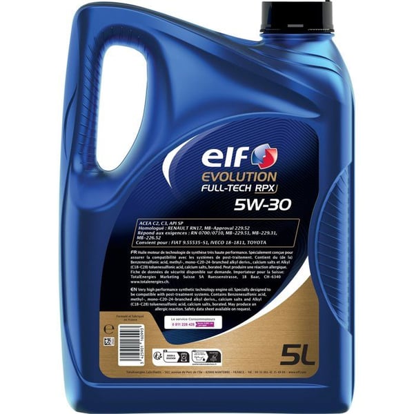 Moottori�ljy - ELF - Evolution Full-Tech RPX 5W-30 - 5L