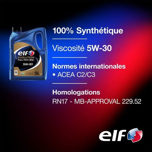 Moottori�ljy - ELF - Evolution Full-Tech RPX 5W-30 - 5L