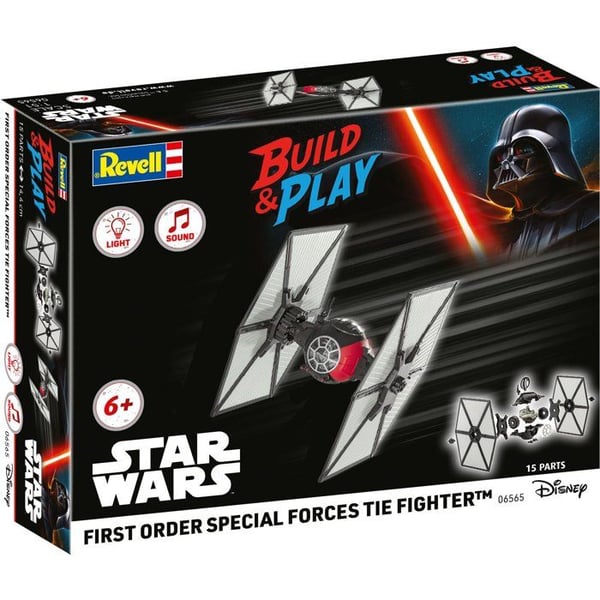 Byg dit eget rumskib - REVELL - Byg og leg - Star Wars - TIE Fighter - Lys og lyde - Fra 6 år