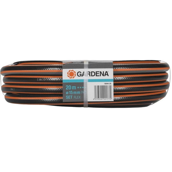GARDENA puutarhaletku Flex 20m �15 mm + lanssi ja p��sy