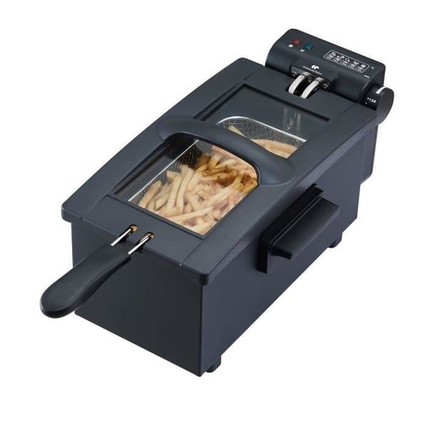 Friteerauskeitin - CONTINENTAL EDISON - CEFR3BLK - 3 L - 2000 W - 1 kori - Musta