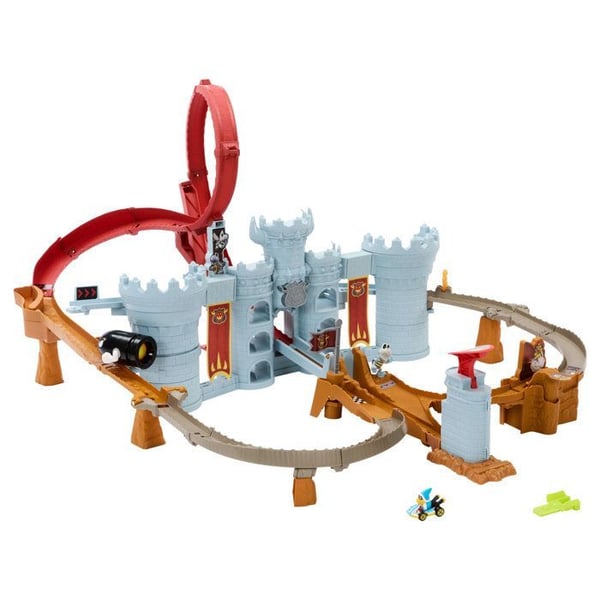 Hot Wheels - Mario Kart Bowserin linna -setti - Kamek-ajoneuvolla - Hot Wheels - JHD24