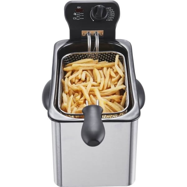 Rasvakeitin 3 L CONTINENTAL EDISON CERFR3IN2 - 2000W - Ruostumaton ter�s