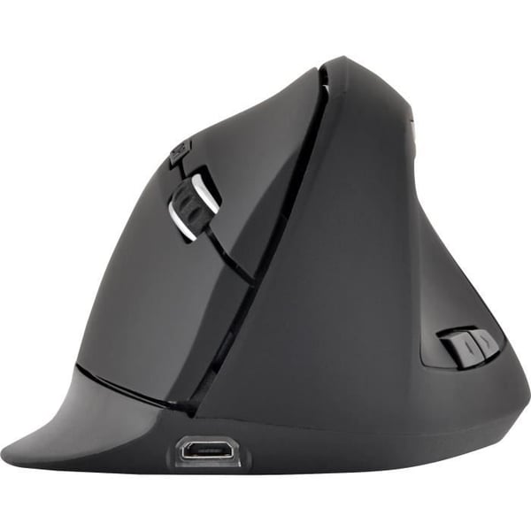 Ergonomisk mus - Trådløs - Bluestork - Optisk - 1200 dpi - 6 knapper - PC / MAC